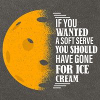 If You Wanted A Soft Serve Funny Pickleball TShirt Cotton Canvas Backpack