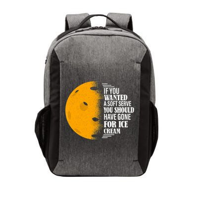 If You Wanted A Soft Serve Funny Pickleball TShirt Vector Backpack