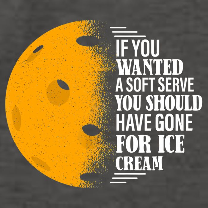 If You Wanted A Soft Serve Funny Pickleball TShirt Vector Backpack