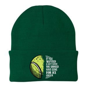 If You Wanted A Soft Serve Funny Tennis Player Knit Cap Winter Beanie