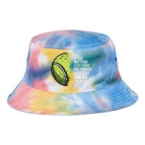 If You Wanted A Soft Serve Funny Tennis Player Tie Dye Newport Bucket Hat