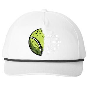 If You Wanted A Soft Serve Funny Tennis Player Snapback Five-Panel Rope Hat