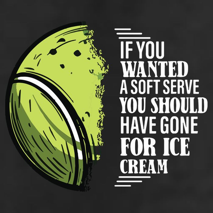 If You Wanted A Soft Serve Funny Tennis Player Hat