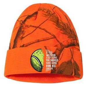 If You Wanted A Soft Serve Funny Tennis Player Kati Licensed 12" Camo Beanie