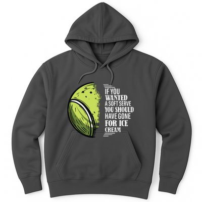 If You Wanted A Soft Serve Funny Tennis Player Hoodie