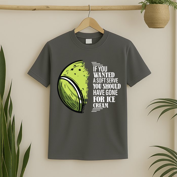 If You Wanted A Soft Serve Funny Tennis Player T-Shirt