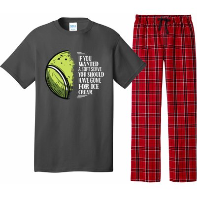 If You Wanted A Soft Serve Funny Tennis Player Pajama Set