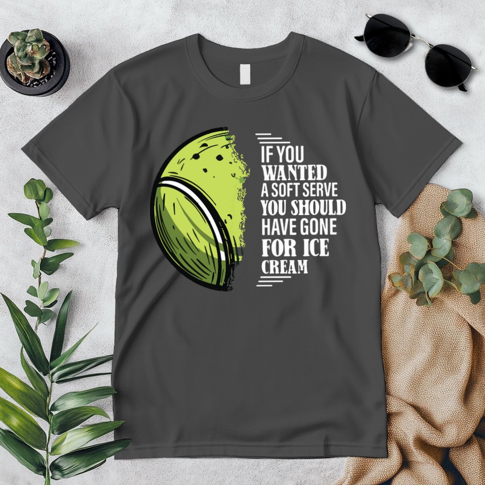 If You Wanted A Soft Serve Funny Tennis Player Premium T-Shirt