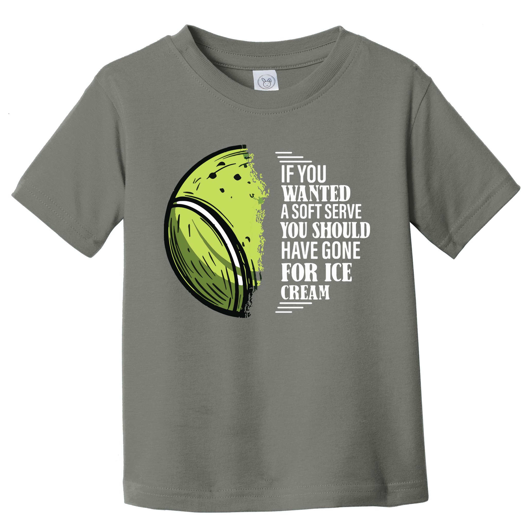 If You Wanted A Soft Serve Funny Tennis Player Toddler T-Shirt