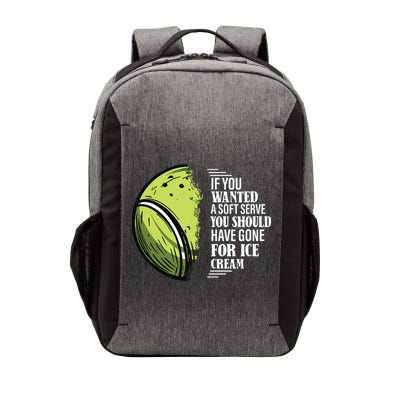 If You Wanted A Soft Serve Funny Tennis Player Vector Backpack