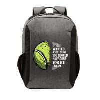 If You Wanted A Soft Serve Funny Tennis Player Vector Backpack