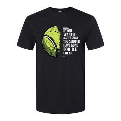 If You Wanted A Soft Serve Funny Tennis Player Softstyle CVC T-Shirt