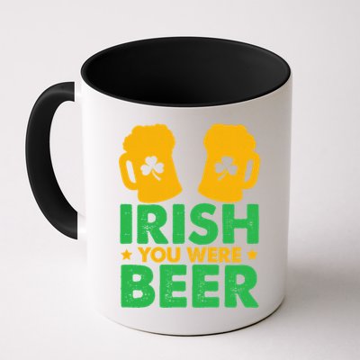 Irish You Were Beer St Patricks Day Shamrock's Irish Day Mug