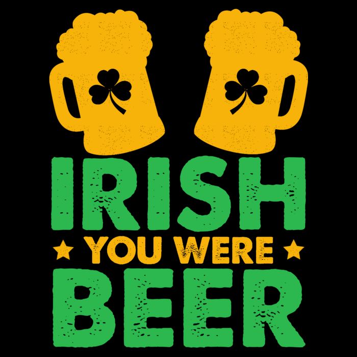 Irish You Were Beer St Patricks Day Shamrock's Irish Day 16 in Basic Backpack