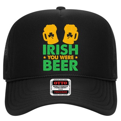 Irish You Were Beer St Patricks Day Shamrock's Irish Day Trucker Hat