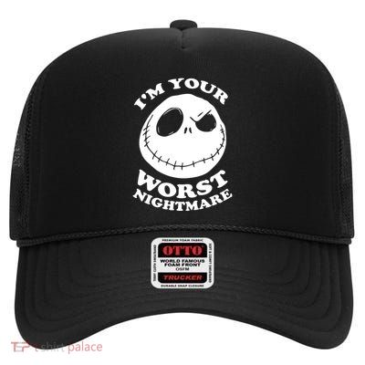 Im Your Worst Nightmare High Crown Mesh Back Trucker Hat