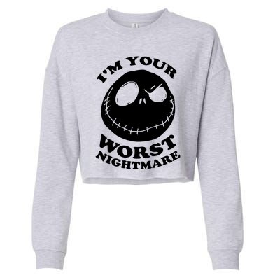 Im Your Worst Nightmare Cropped Pullover Crew