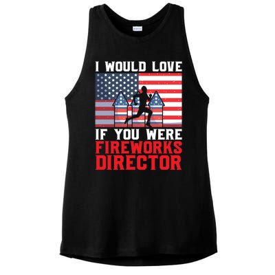 If You Were Fireworks Director Firework Director Funny Gift Ladies PosiCharge Tri-Blend Wicking Tank