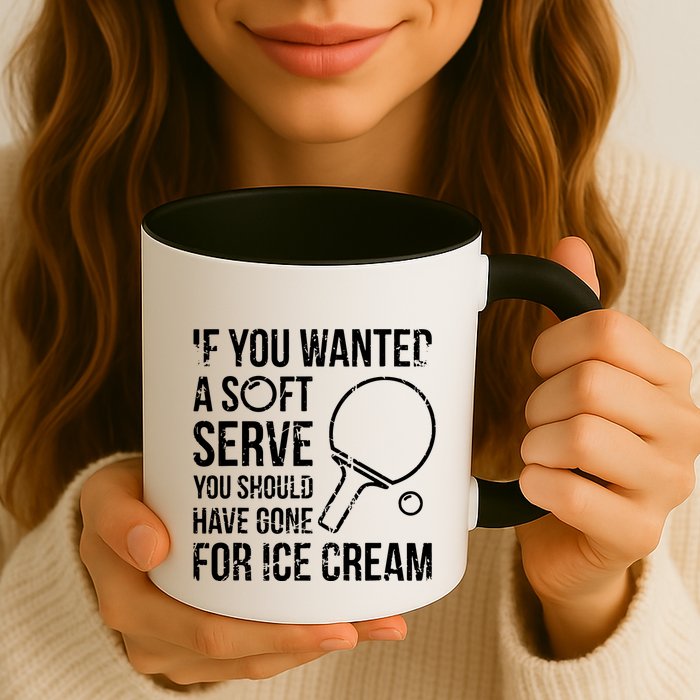 If You Wanted A Soft Serve Ping Pong Mug