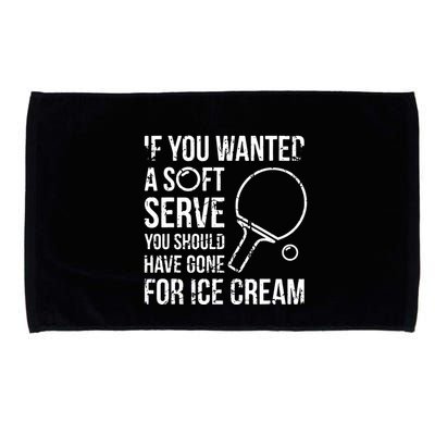 If You Wanted A Soft Serve Ping Pong Microfiber Hand Towel