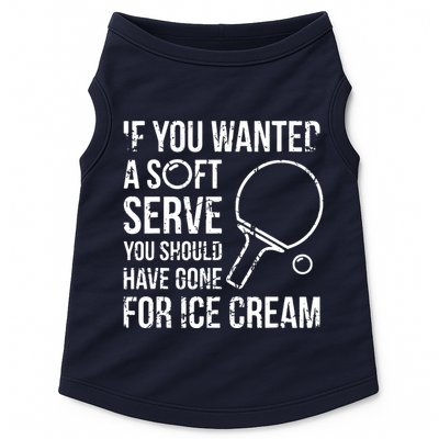 If You Wanted A Soft Serve Ping Pong Doggie Tank