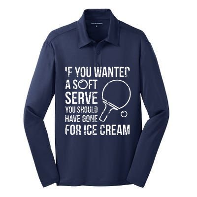 If You Wanted A Soft Serve Ping Pong Silk Touch Performance Long Sleeve Polo