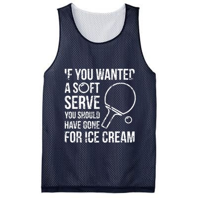 If You Wanted A Soft Serve Ping Pong Mesh Reversible Basketball Jersey Tank