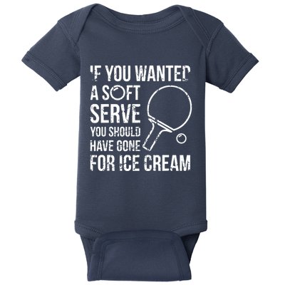 If You Wanted A Soft Serve Ping Pong Baby Bodysuit
