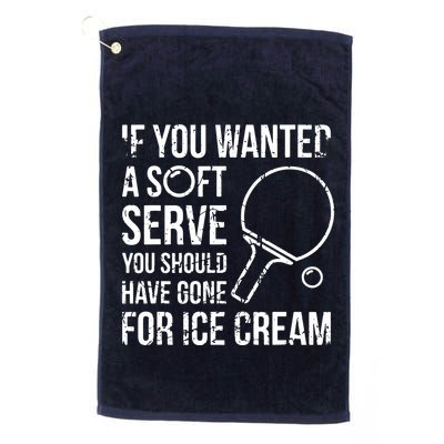 If You Wanted A Soft Serve Ping Pong Golf Towel