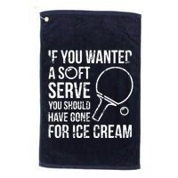 If You Wanted A Soft Serve Ping Pong Golf Towel