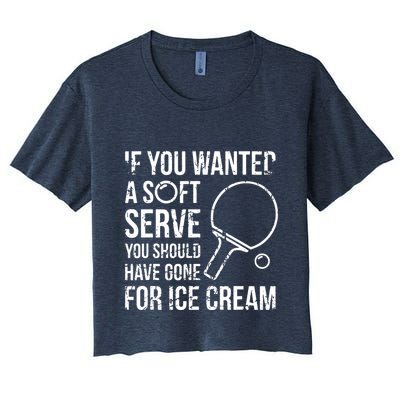 If You Wanted A Soft Serve Ping Pong Crop Top