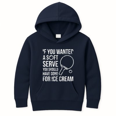 If You Wanted A Soft Serve Ping Pong Kids Hoodie