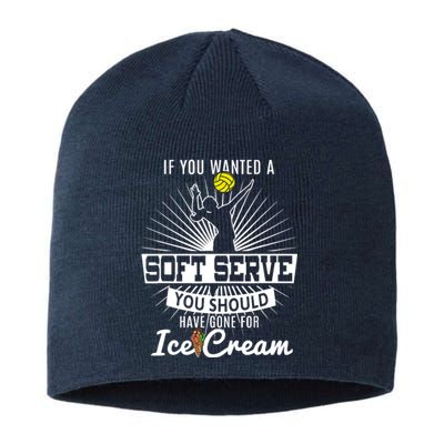 If You Wanted A Soft Serve Volleyball Player & Coach T Sustainable Beanie