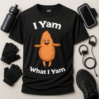 I Yam What I Yam Dancing Sweet Potato Cooling Performance Crew T-Shirt