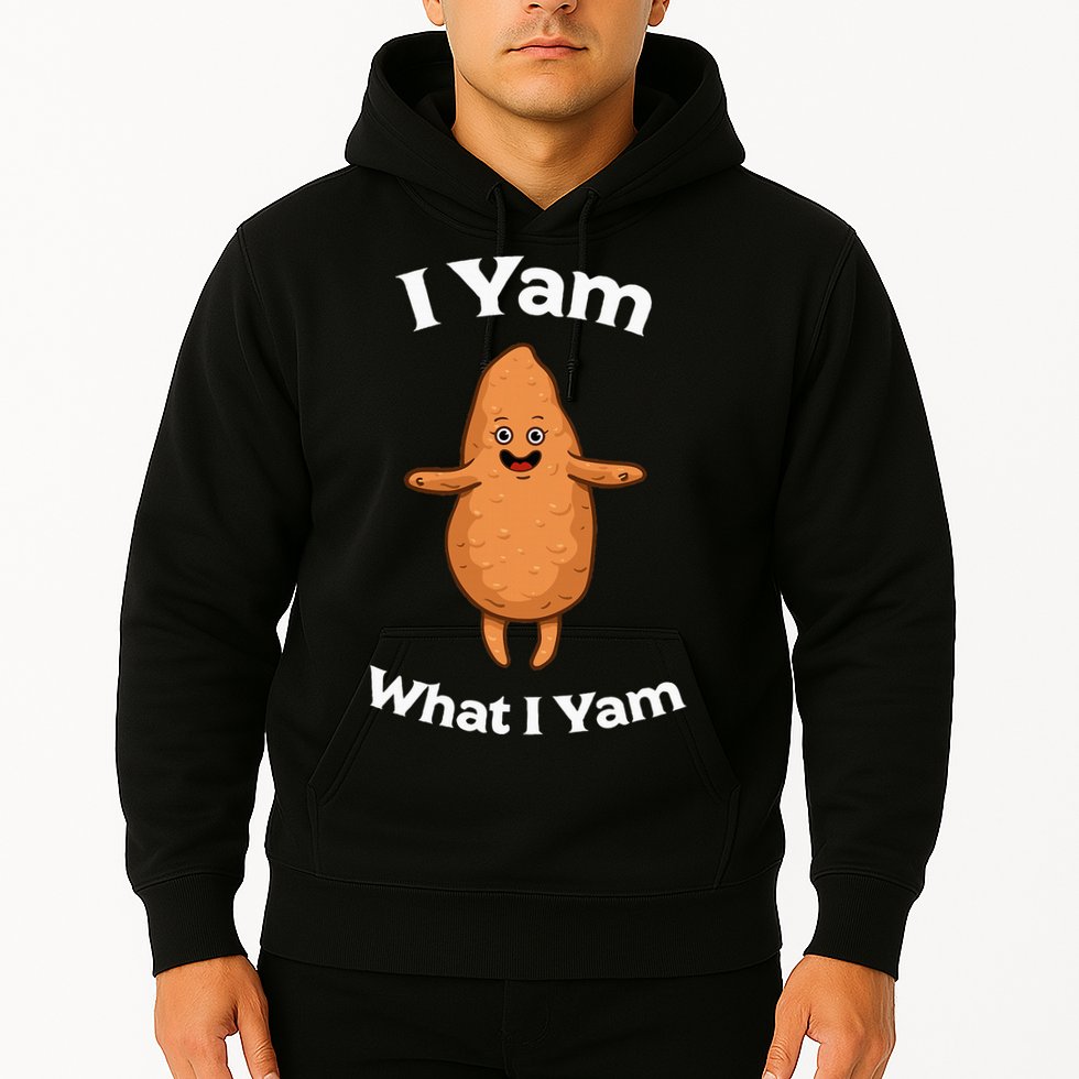 I Yam What I Yam Dancing Sweet Potato Hoodie