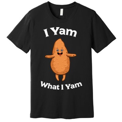 I Yam What I Yam Dancing Sweet Potato Premium T-Shirt
