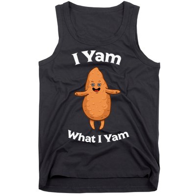 I Yam What I Yam Dancing Sweet Potato Tank Top