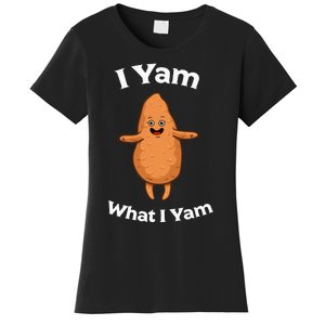 I Yam What I Yam Dancing Sweet Potato Women's T-Shirt