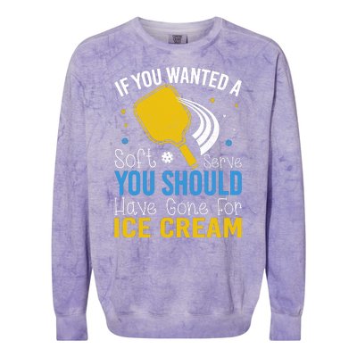 If You Wanted Soft Serve You Should Have Gone For Ice Cream Colorblast Crewneck Sweatshirt