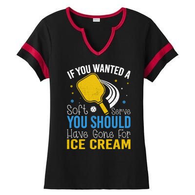 If You Wanted Soft Serve You Should Have Gone For Ice Cream Ladies Halftime Notch Neck Tee