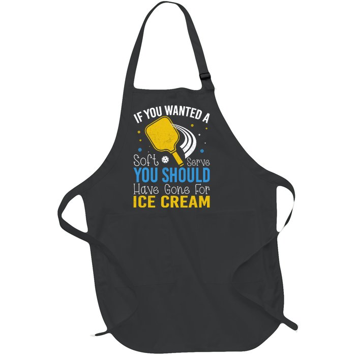 If You Wanted Soft Serve You Should Have Gone For Ice Cream Full-Length Apron With Pockets