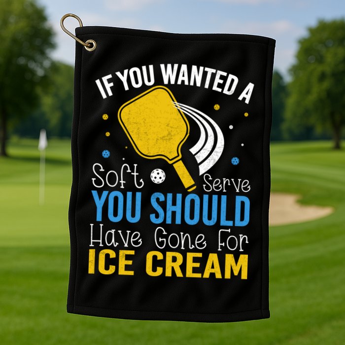 If You Wanted Soft Serve You Should Have Gone For Ice Cream Golf Towel