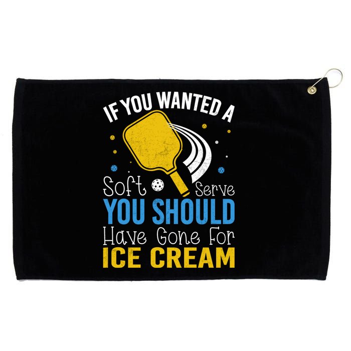 If You Wanted Soft Serve You Should Have Gone For Ice Cream Grommeted Golf Towel