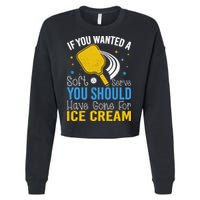If You Wanted Soft Serve You Should Have Gone For Ice Cream Cropped Pullover Crew