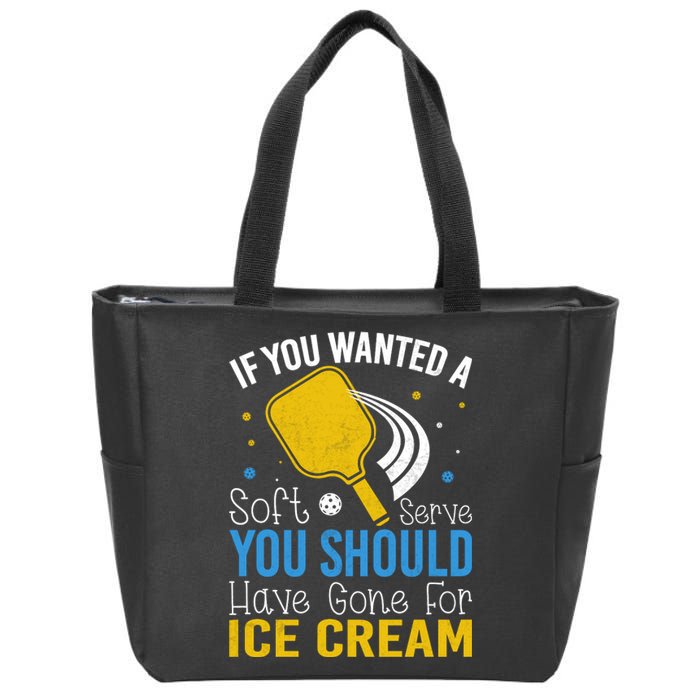 If You Wanted Soft Serve You Should Have Gone For Ice Cream Zip Tote Bag