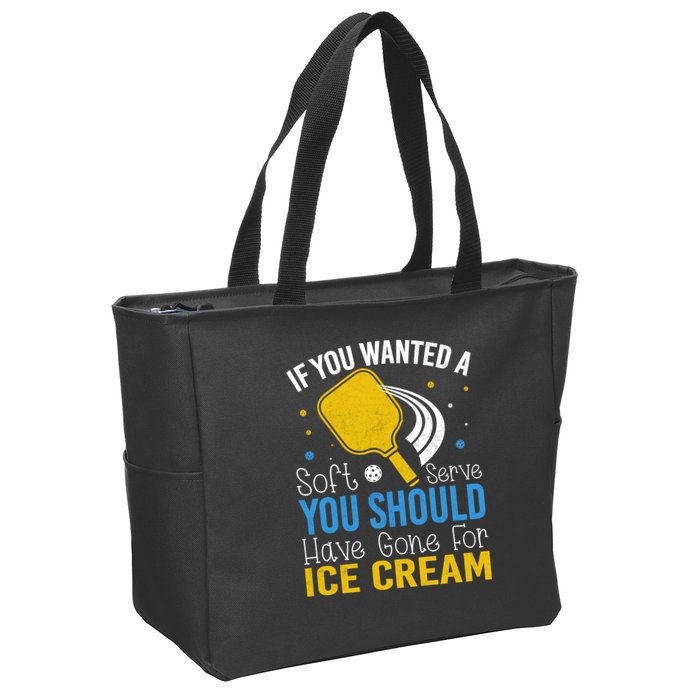 If You Wanted Soft Serve You Should Have Gone For Ice Cream Zip Tote Bag