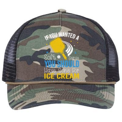 If You Wanted Soft Serve You Should Have Gone For Ice Cream Retro Rope Trucker Hat Cap