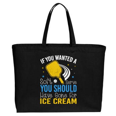 If You Wanted Soft Serve You Should Have Gone For Ice Cream Cotton Canvas Jumbo Tote