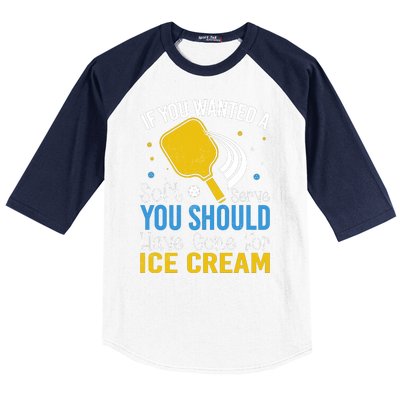 If You Wanted Soft Serve You Should Have Gone For Ice Cream Baseball Sleeve Shirt