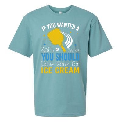 If You Wanted Soft Serve You Should Have Gone For Ice Cream Sueded Cloud Jersey T-Shirt